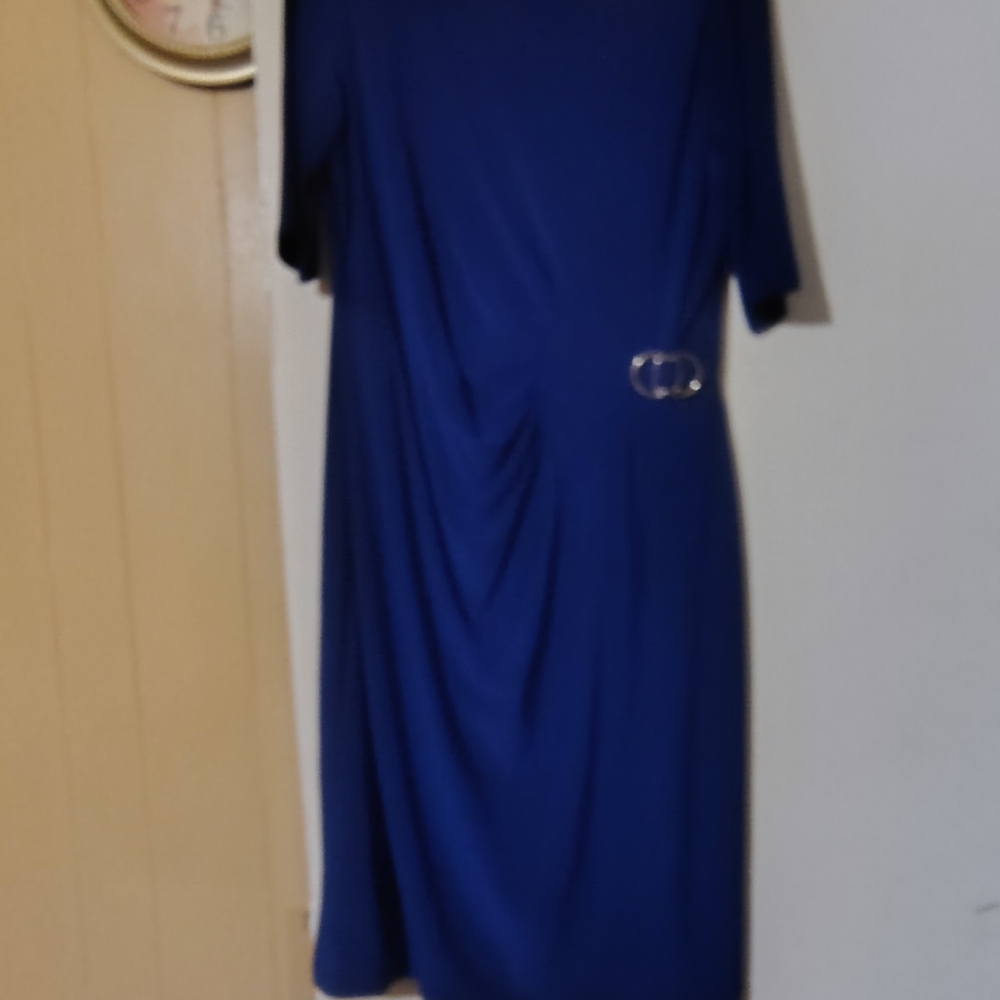 Chic Long Sleeve Blue Dress